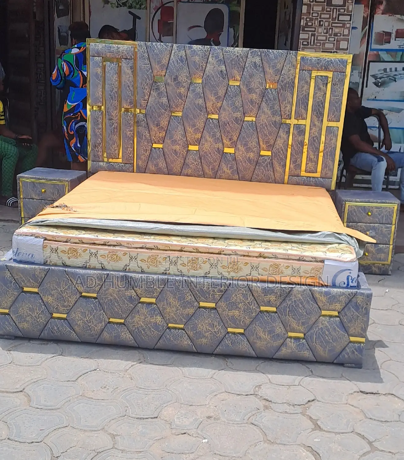 6/6 Standard Padded Bedframe.