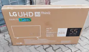 55" LG Smart Uhd Television With 2years Warranty
