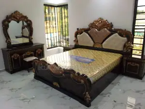 Foreign Bed Frame With Side Mirror