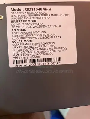 JCNS 11kva 48v Hybrid Inverter