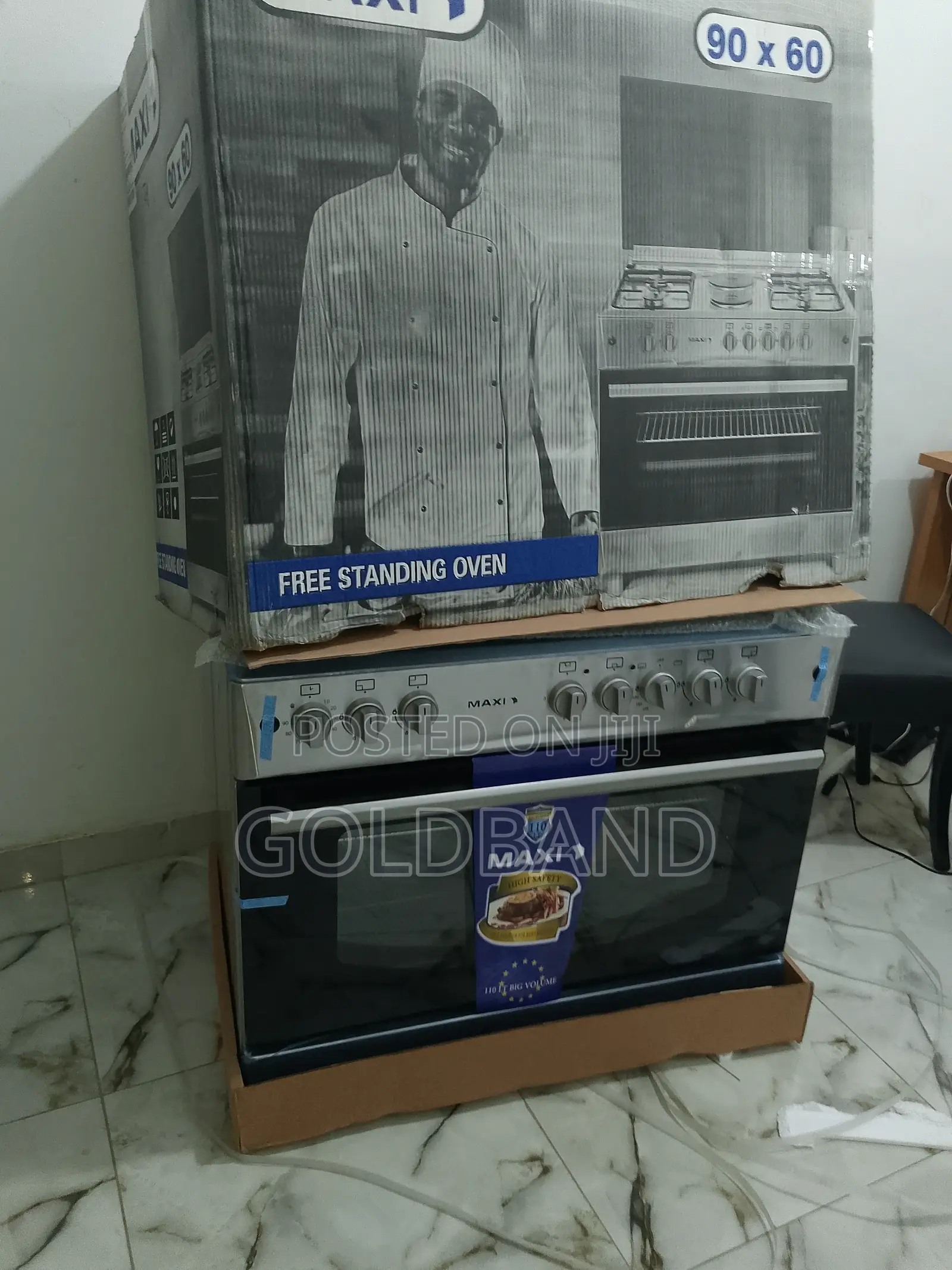 Durable 60X90 Maxi Gas Cooker Auto Ignition