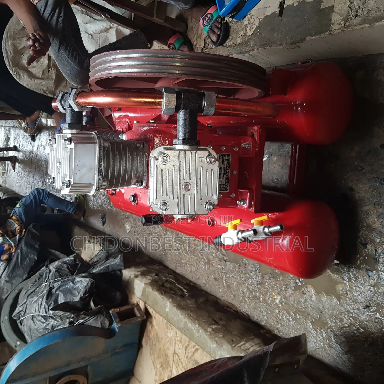 Industrial Engine Drive Air Compressor Machines