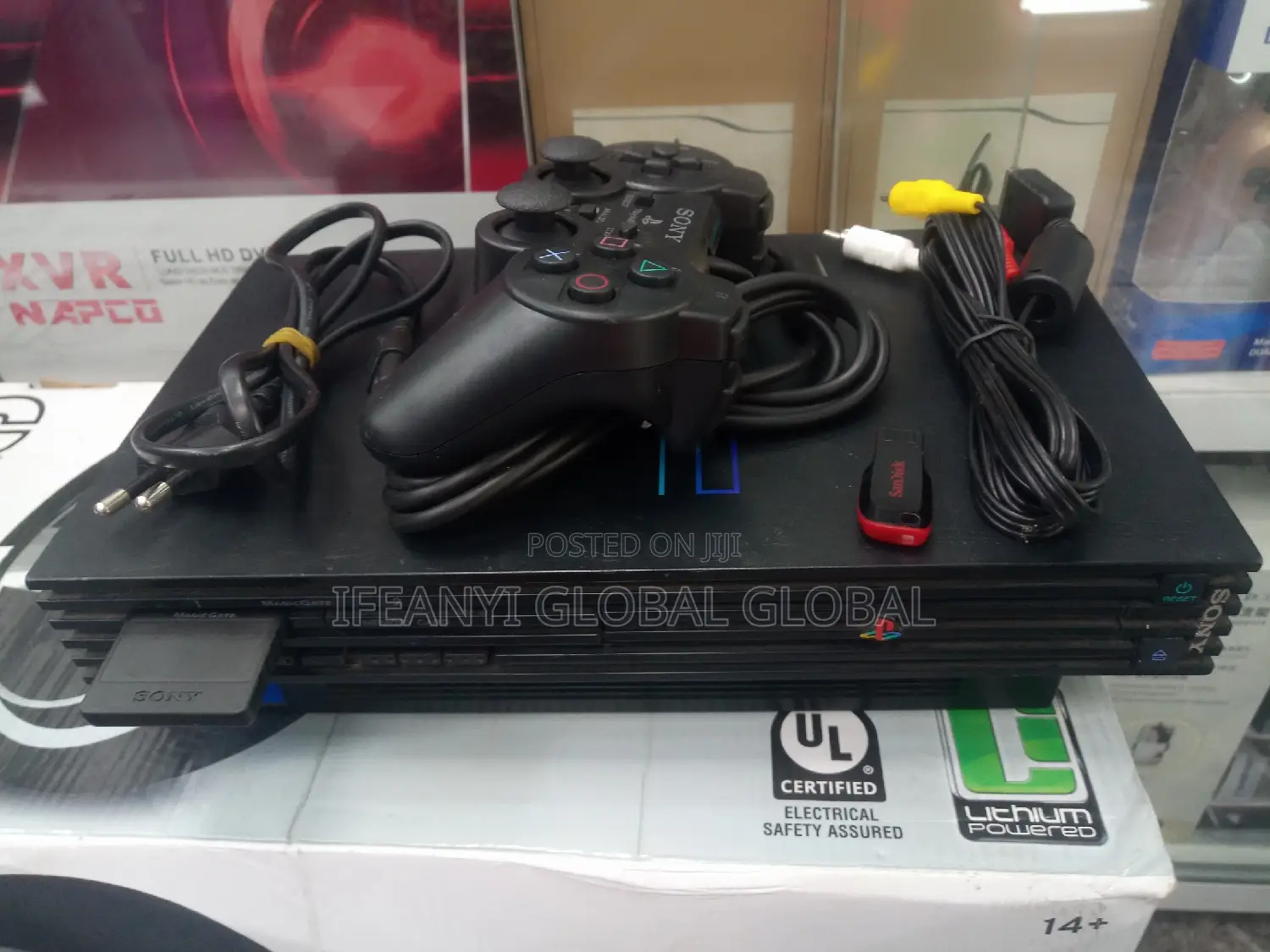 Ps2 Game With 20 Games Inside and Two Pad