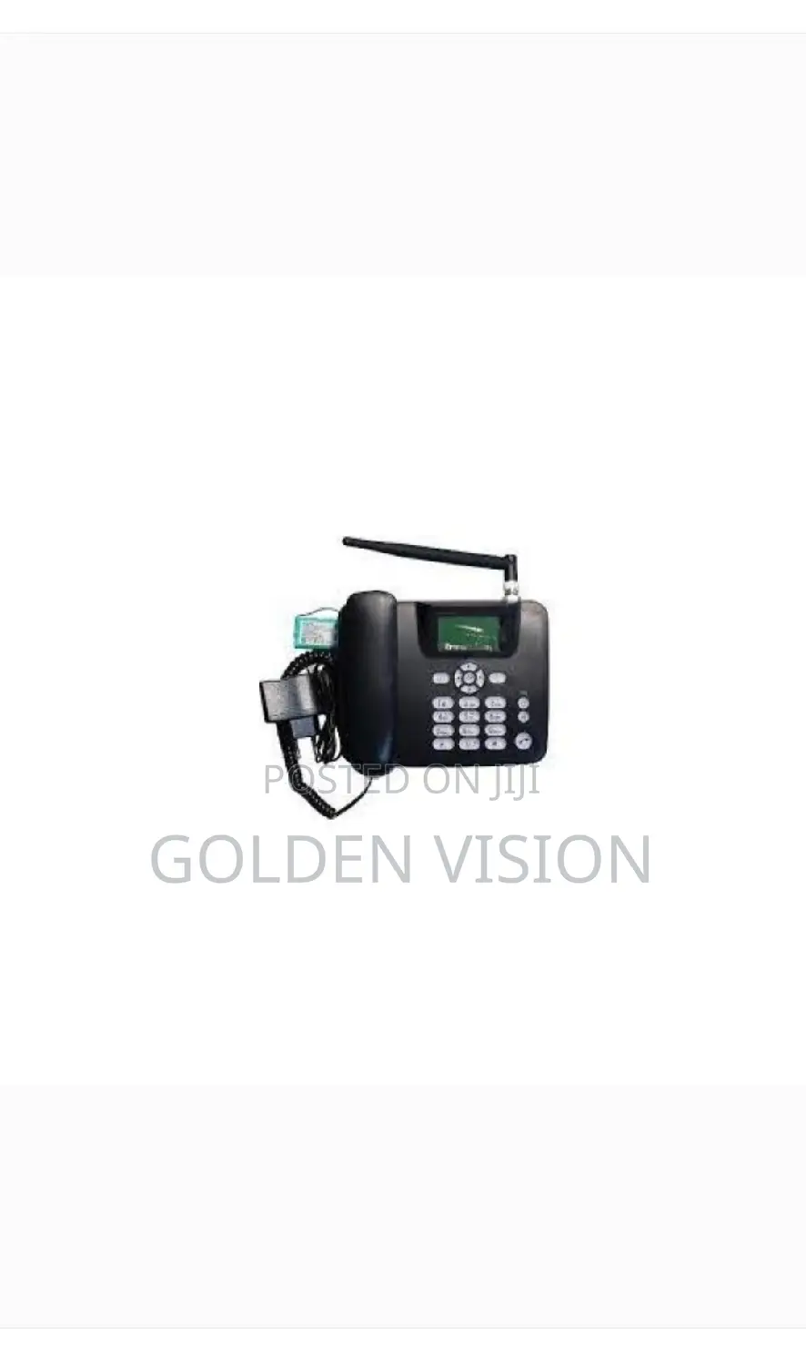 Huawei GSM SIM Card Land-Line Table Phone With FM, Black.