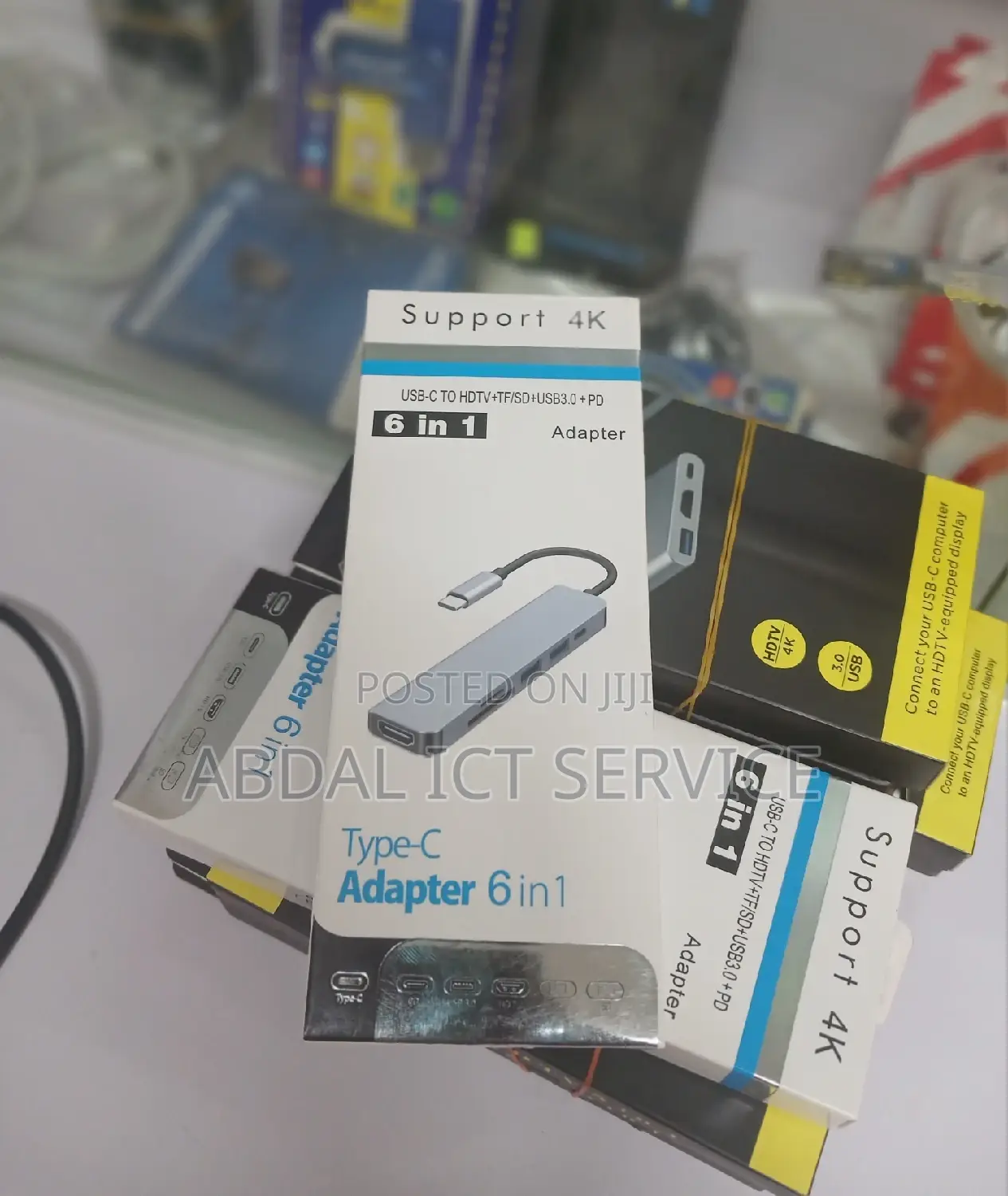 Typec to 6 in 1 Adaptor