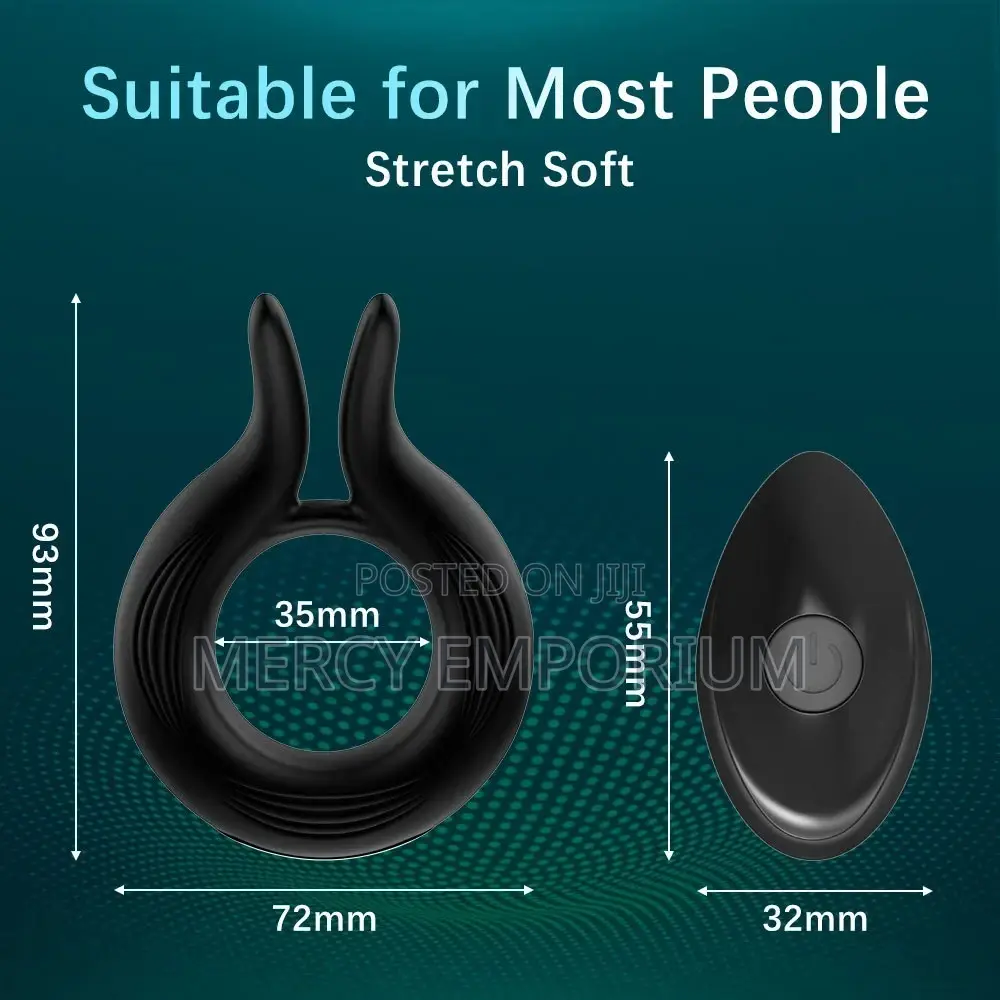 Vibrating Penis Ring Remote-Controlled Delay Ejaculation