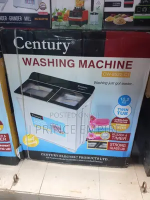 Century 10.2kg Twin Tub Washing Machine With Spin Dryer
