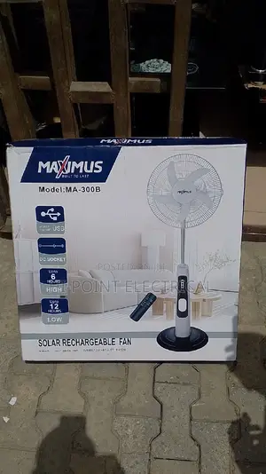 Solar Rechargeable Fan