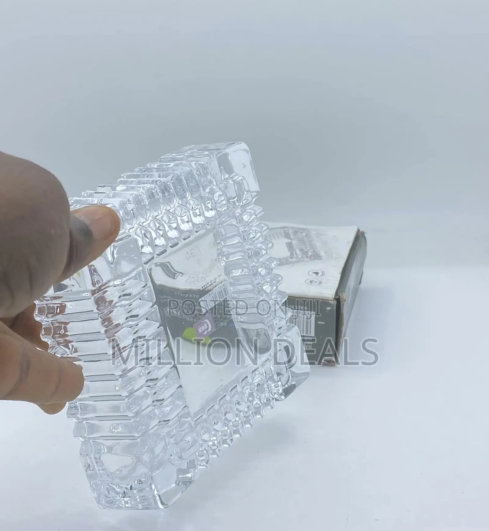 Square Classic Unique Ash Tray Glassware