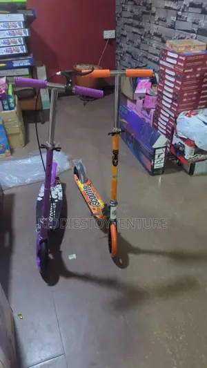 Teenagers and Kid Scooter