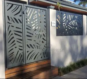 Laser Cut Exterior Door,.
