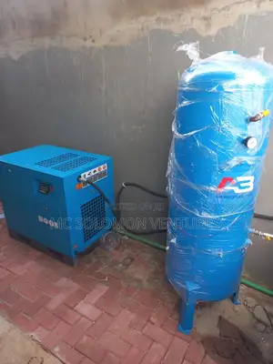 10hp Industrial Screw Air Compressor With Tank and Air Dryer