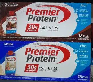 Premier Protein High Protein Shake Vanilla - 18 Bottles