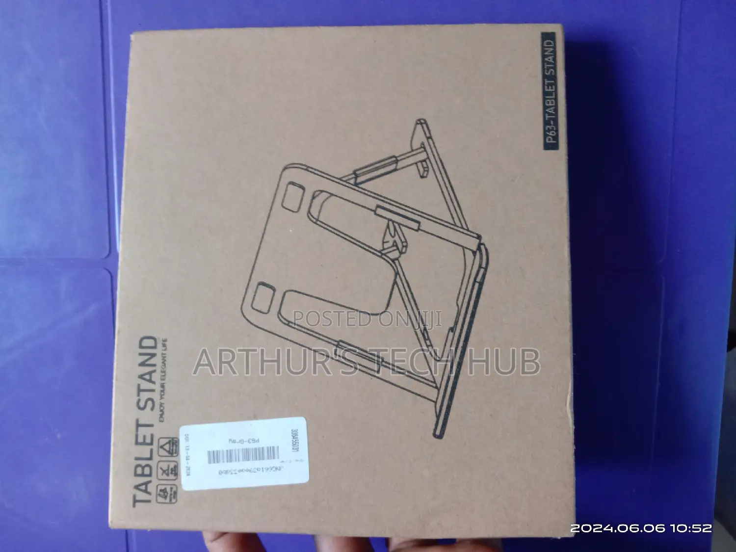 Boneruy P63 Foldable Aluminium Tablet Stand