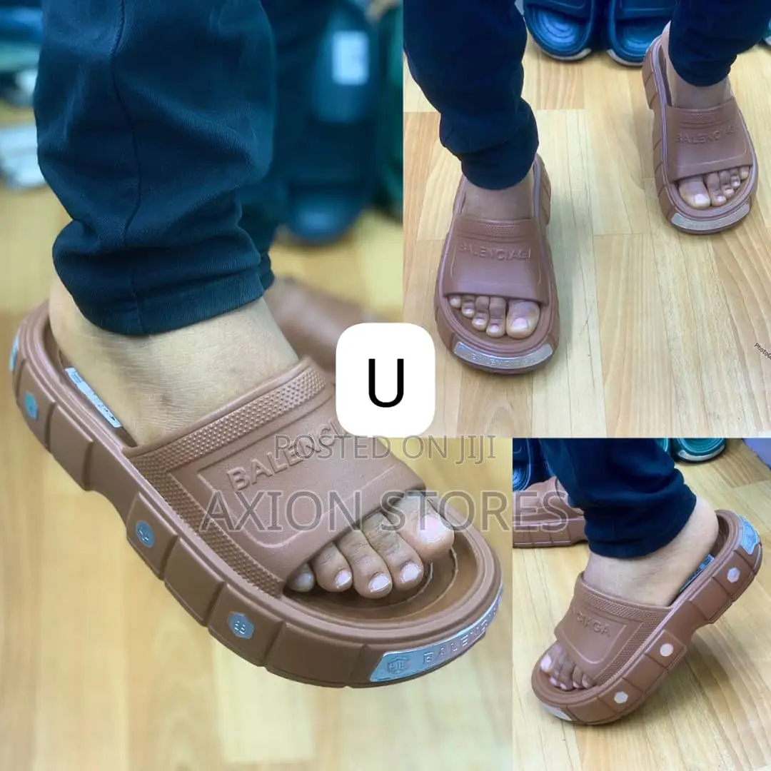 High Sole Fashion Slides