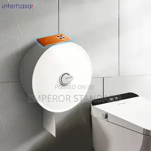 Roll Paper Towel Dispenser Punch Free Wall Mounted Tissues