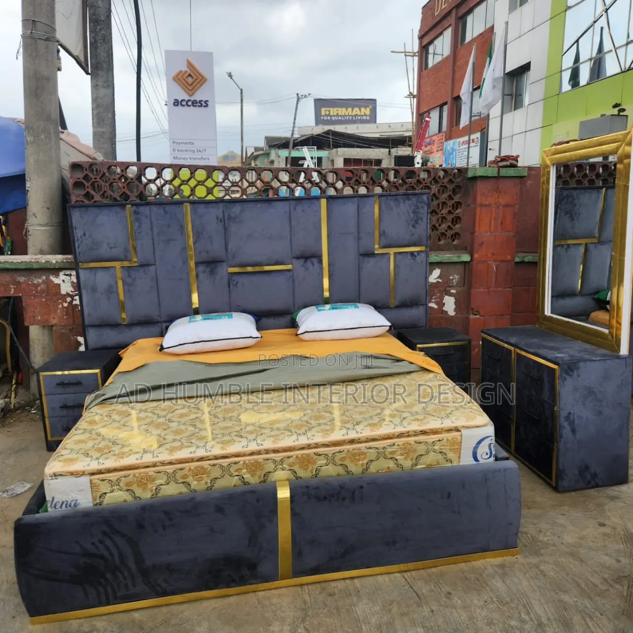 6/6 Standard Padded Bedframe.