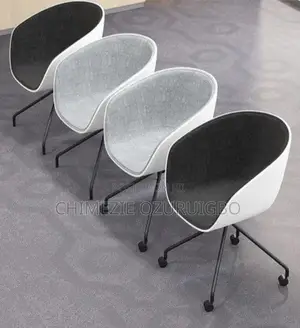 All White/Black and White Lounge Chair