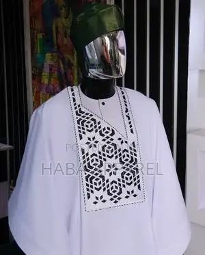 Agbada Design With Monogram Embroidery