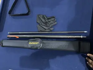 3 in 1 Fiber Cue Snooker Sticks, Bag and Gloves