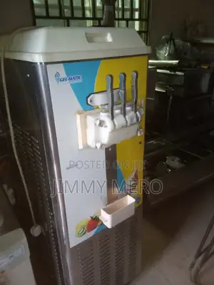 GELMATIC Italian Made 3 Dispenser Standing Ice Cream Machine
