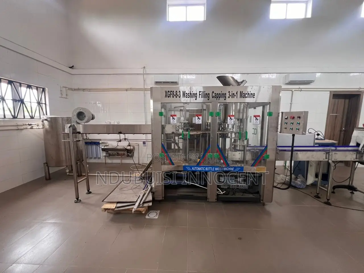 Table Water Line Production