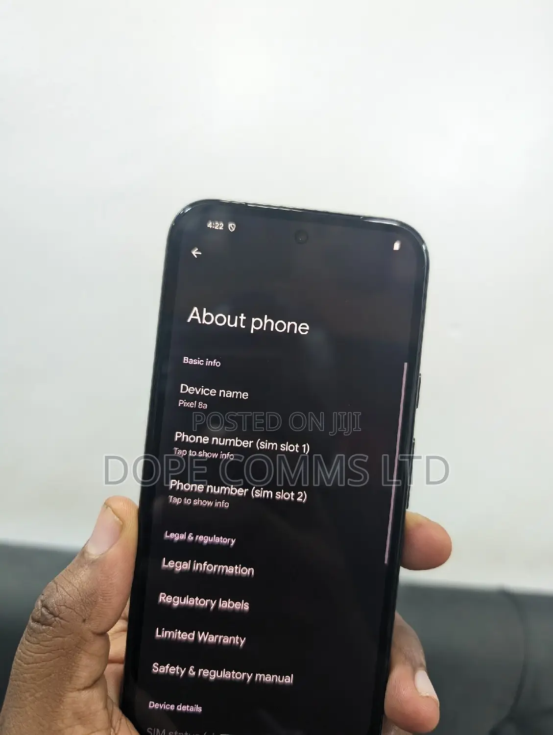 Google Pixel 8a 256 GB Black