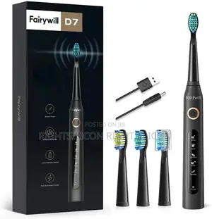 USA Teeth Whitening Fairywill Electric Toothbrush 4 Head
