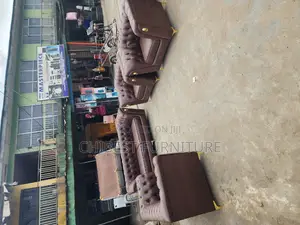 Photo - Quality Complete Set of 7 Seaters Upholstery Padded Sofa