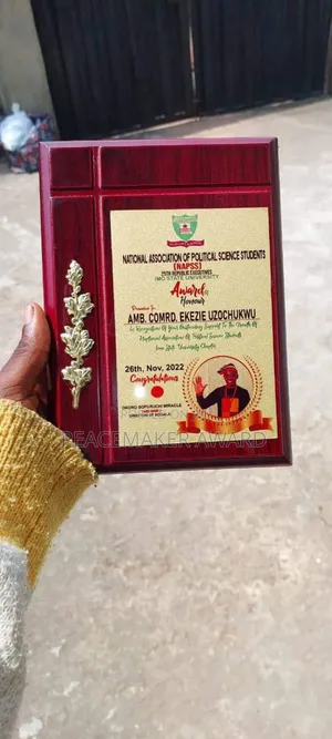 Photo - Wooden Award