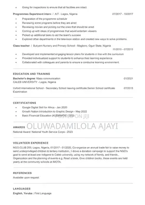 Information Officer