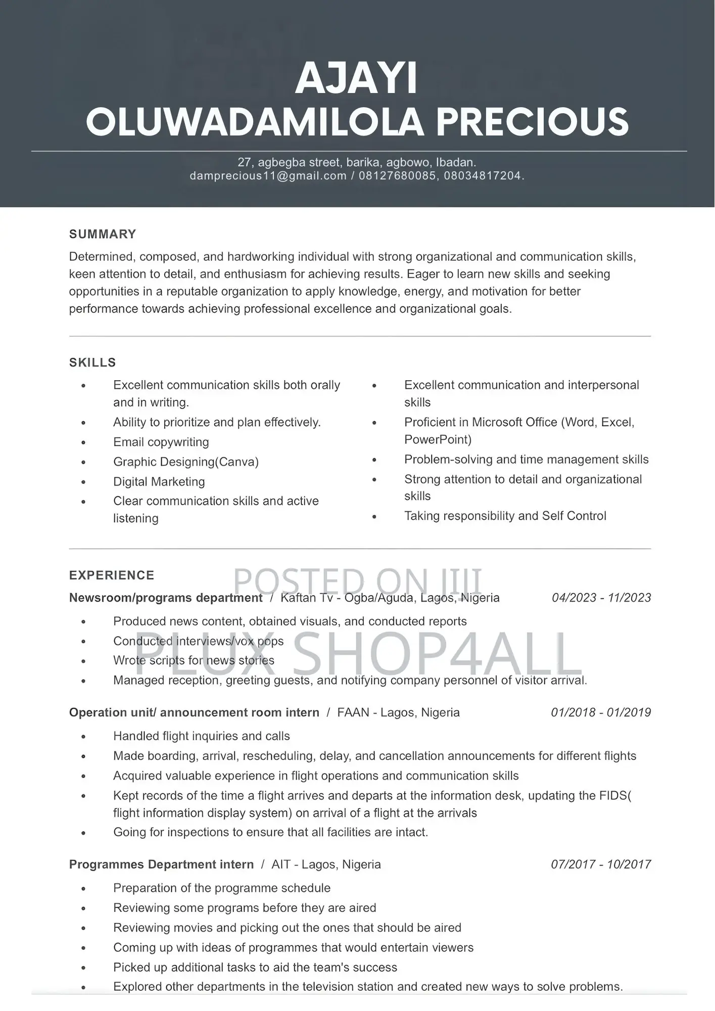 Information Officer