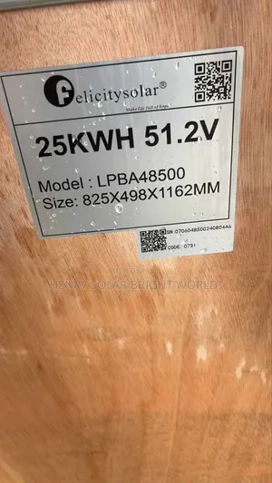 Felicity 25kwh 51.2v Lithium Ion Battery