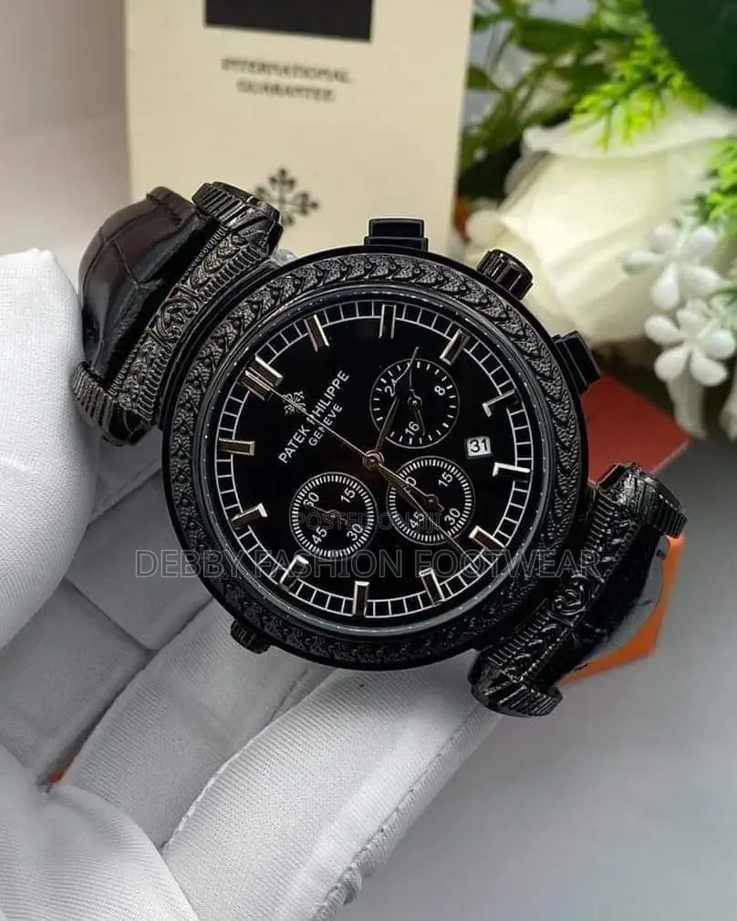 Patek Philippe Leather Chronographic Double Face