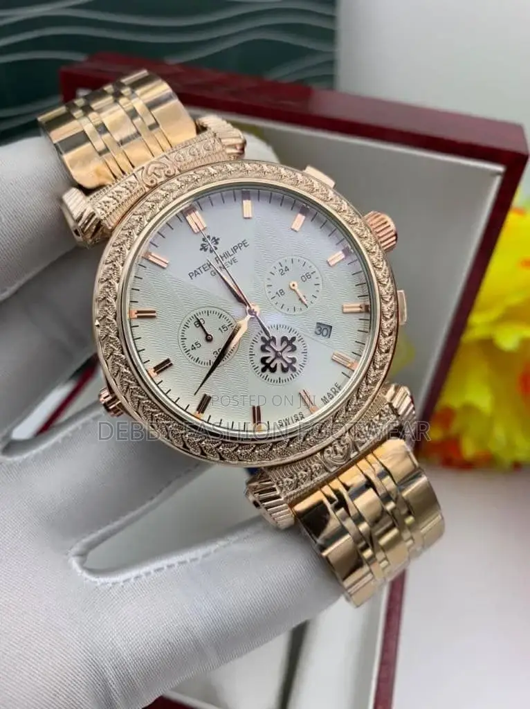 Patek Philippe Leather Chronographic Double Face