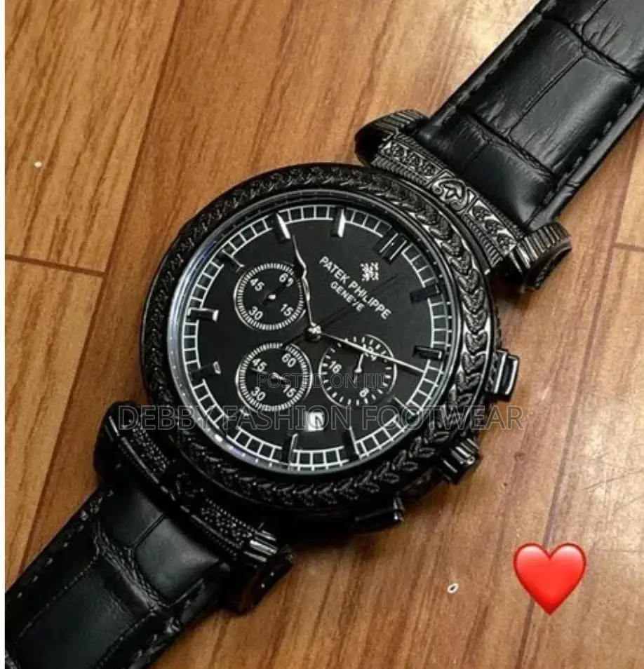 Patek Philippe Leather Chronographic Double Face