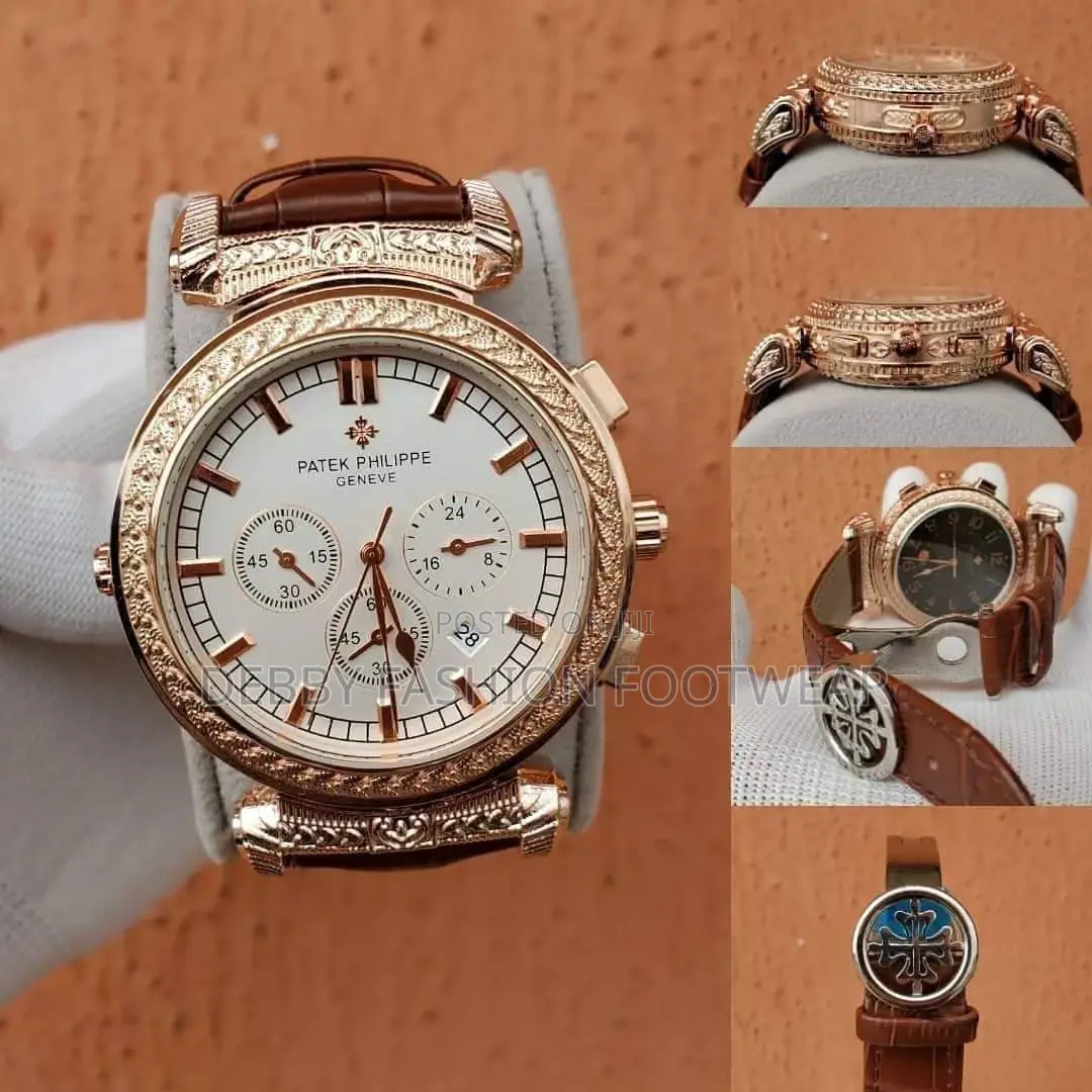 Patek Philippe Leather Chronographic Double Face