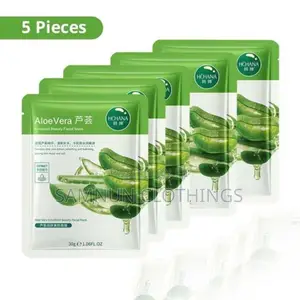 Photo - 5PCS Aloe Vera Face Mask Anti Wrinkle Moisturizing Skin