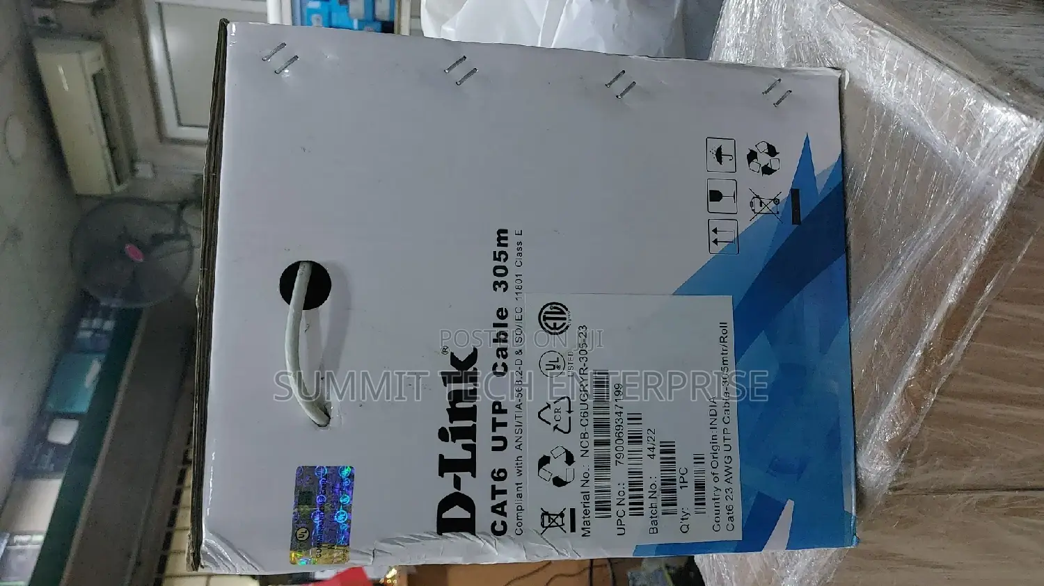 Dlink Cat6 Utp Cable 305m Copper