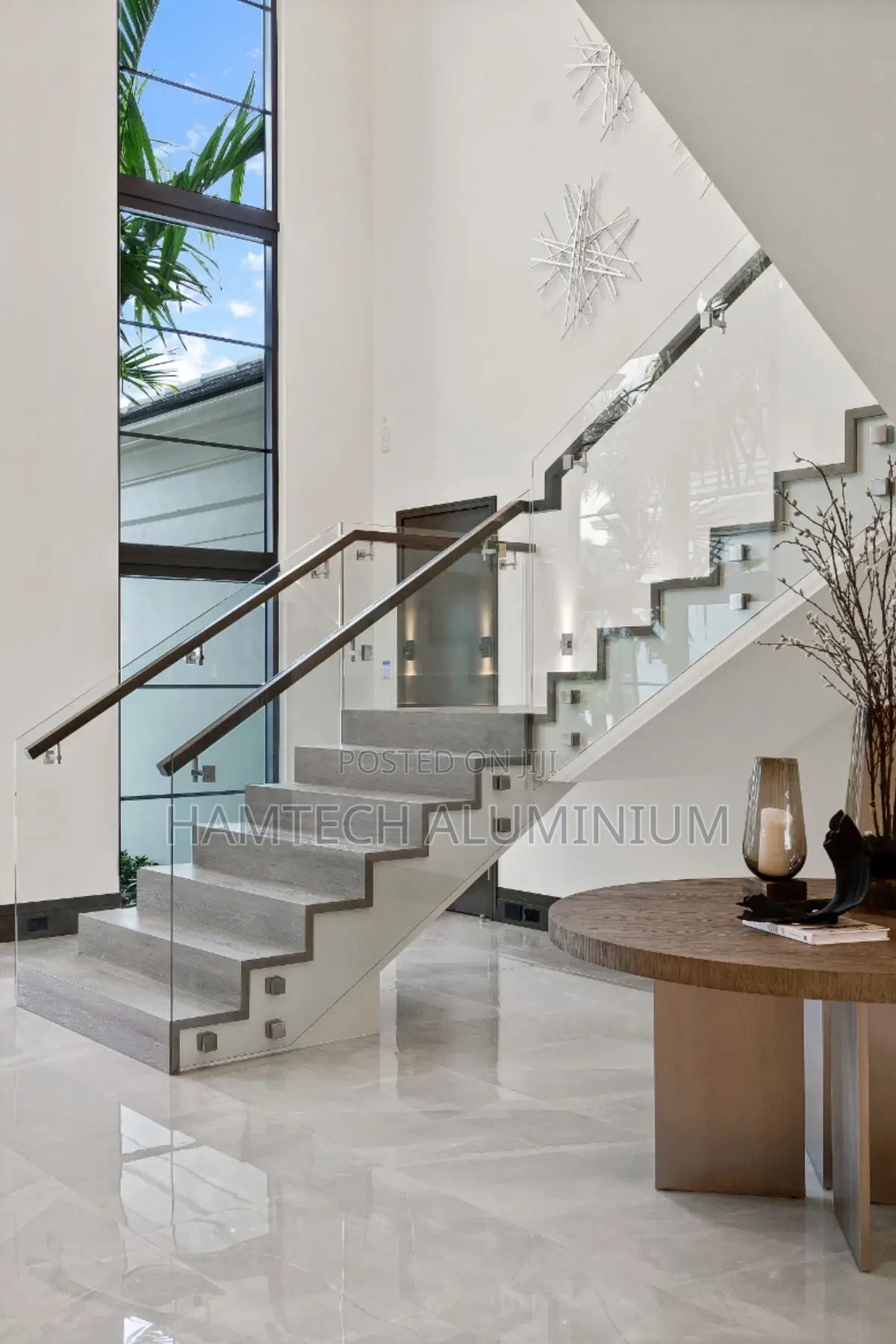 10mm Thick Plan Tempered Glass Handrail