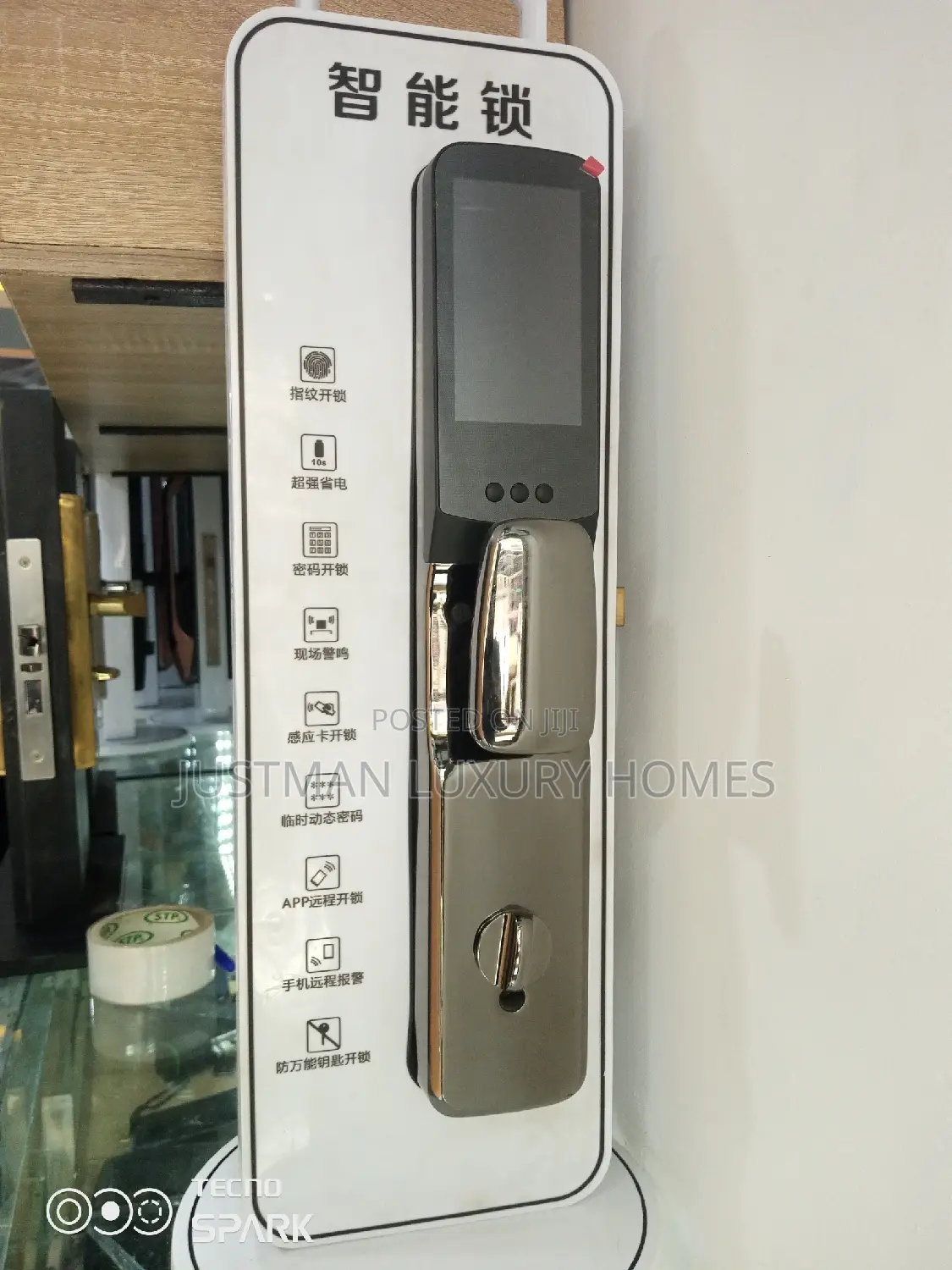 Digital Biometric Smart Lock Handles