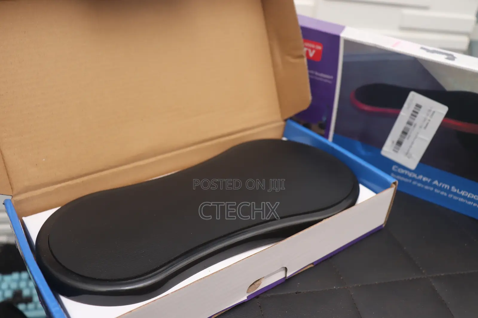 Computer Arm Rest Wrist Rest Support for Gaming Desk Black