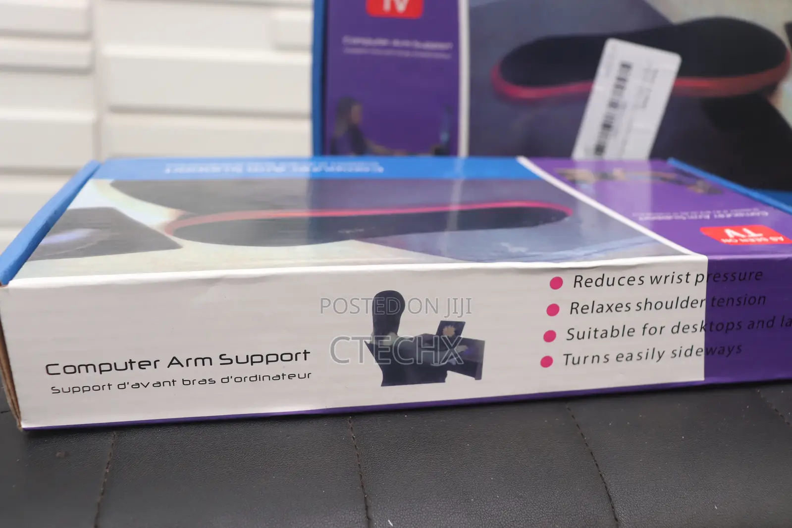 Computer Arm Rest Wrist Rest Support for Gaming Desk Black