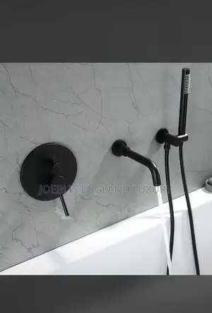 Concealed Bath Mixer Tap Black