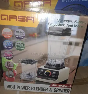 Qasa High Power Blender Grinder-Commercia Domestic Use-Pro3