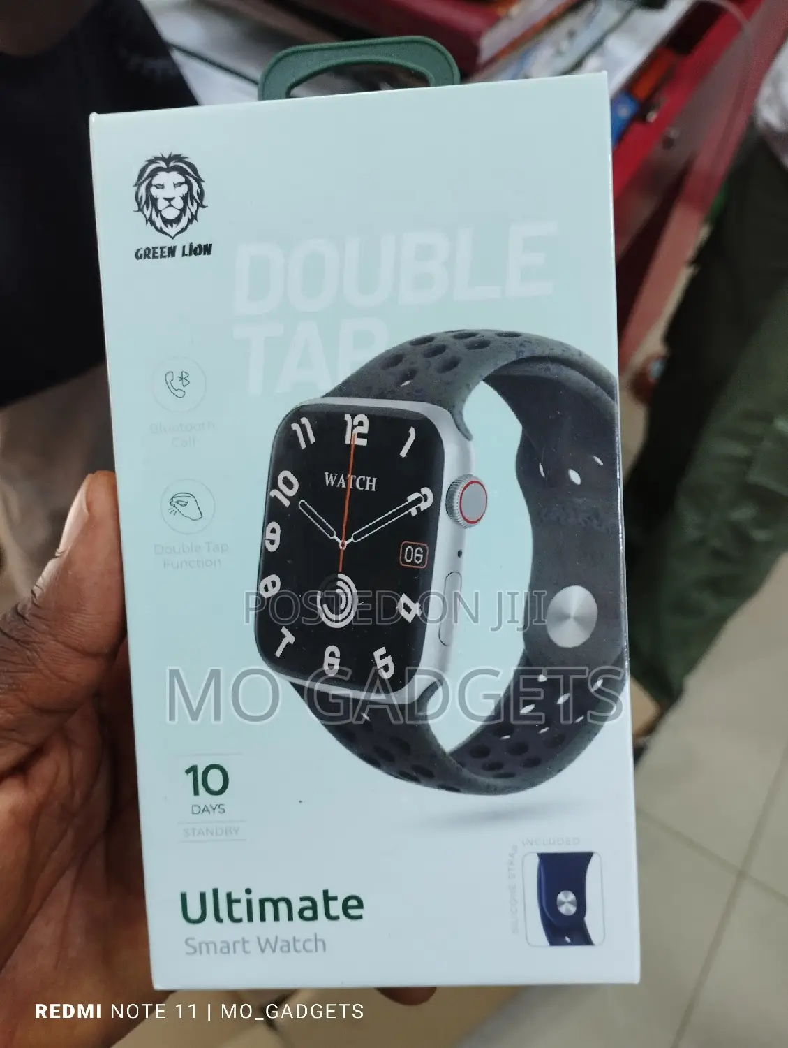 Green Lion Ultimate Smart Watch With Double Tap Function