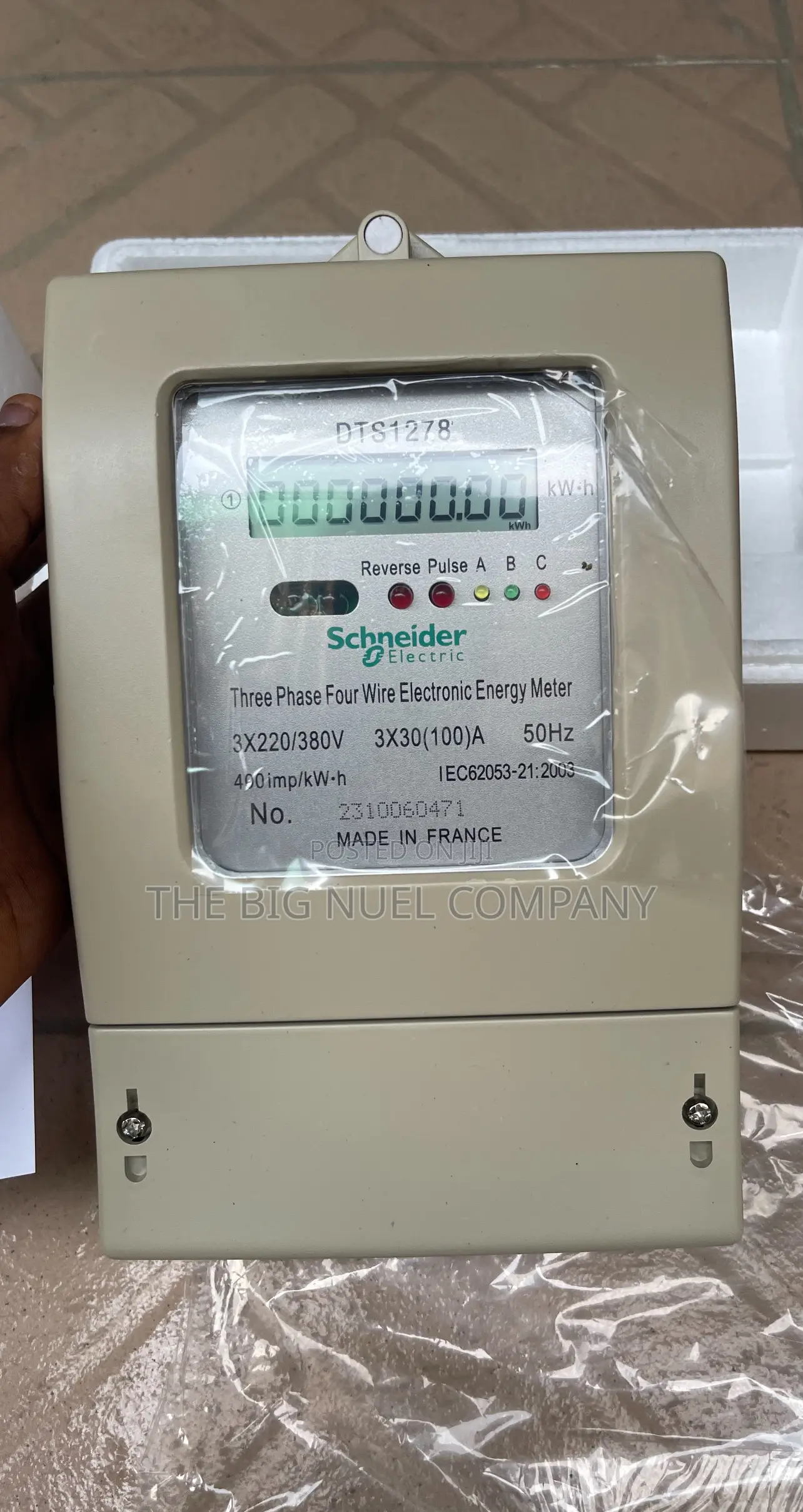 Three Phase Four Wire Electronics Energy Check Meter