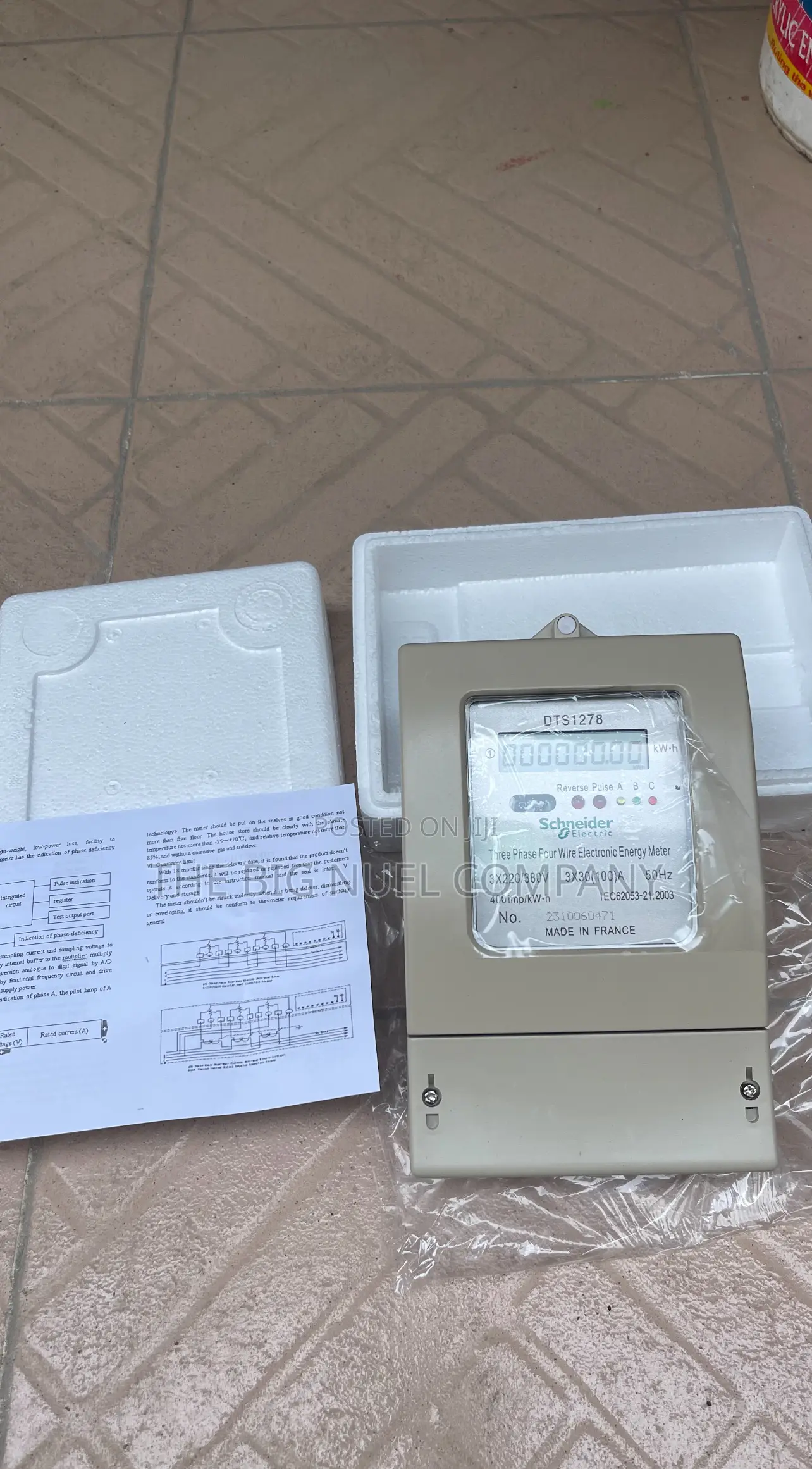 Three Phase Four Wire Electronics Energy Check Meter