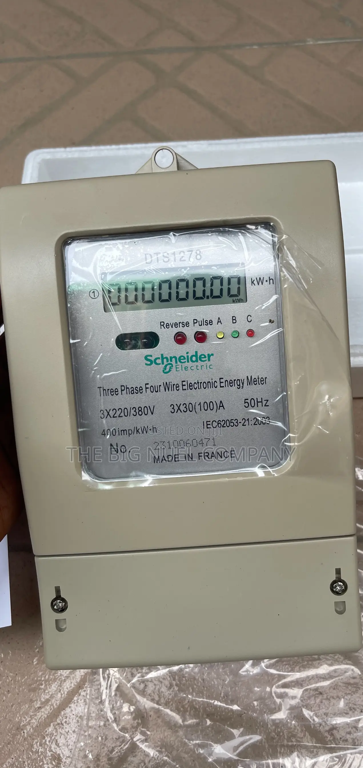 Three Phase Four Wire Electronics Energy Check Meter
