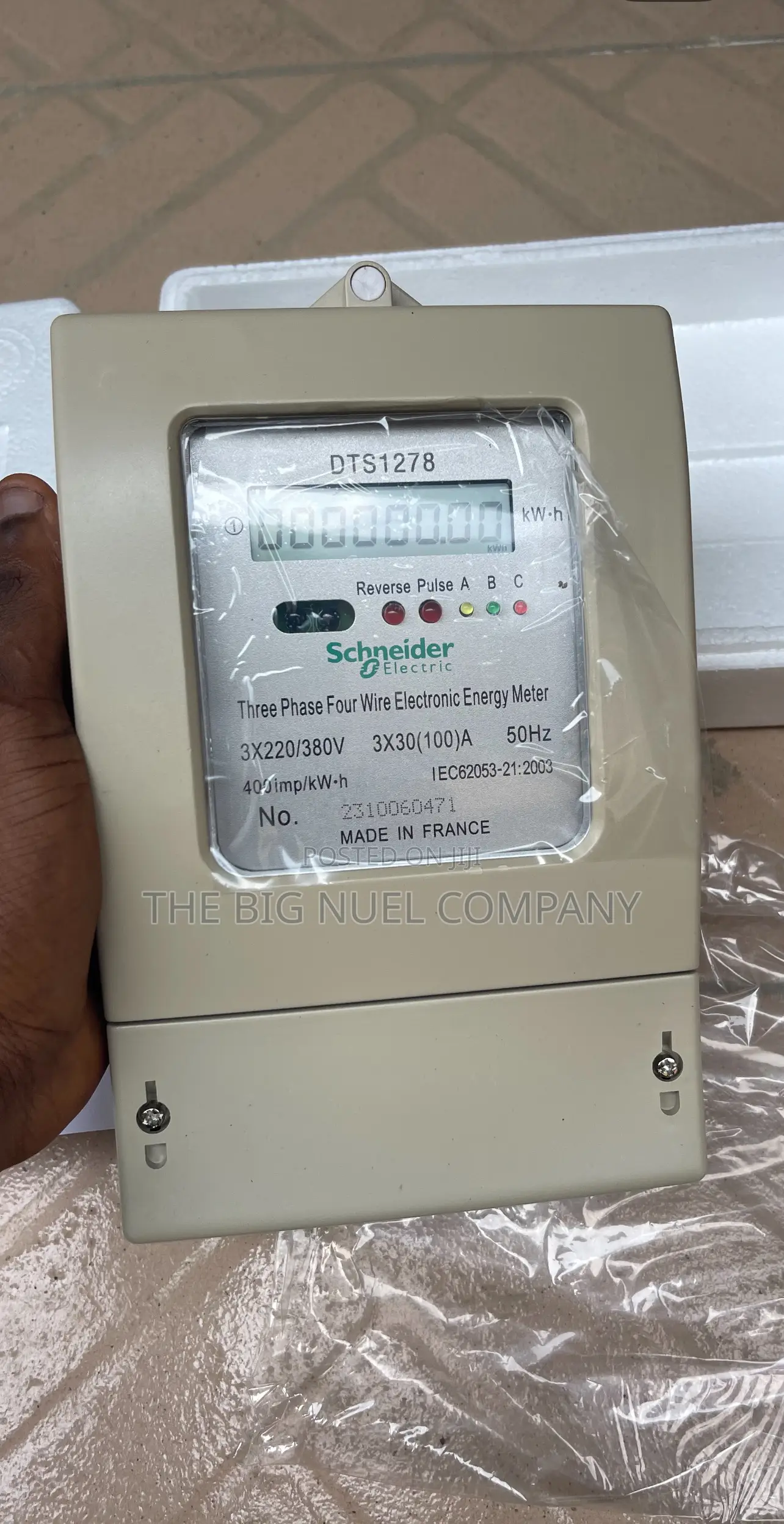 Three Phase Four Wire Electronics Energy Check Meter